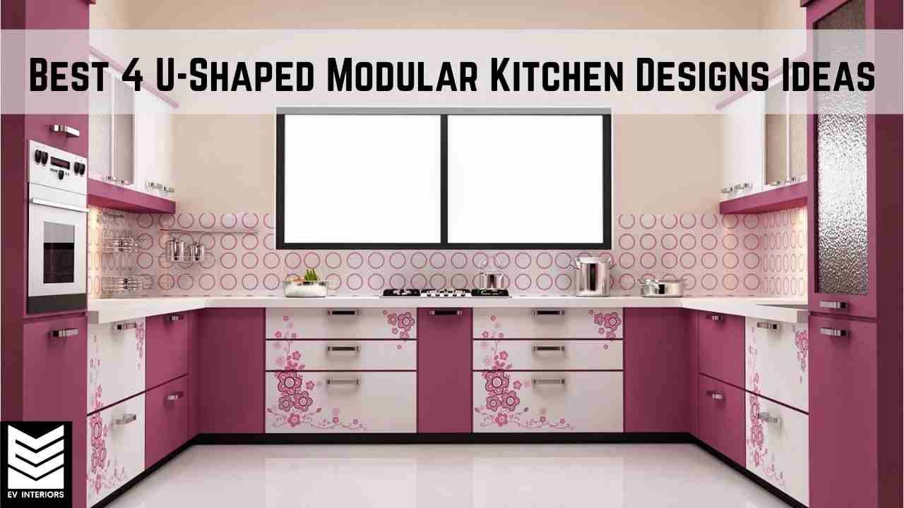u-shaped modular kitchen designs