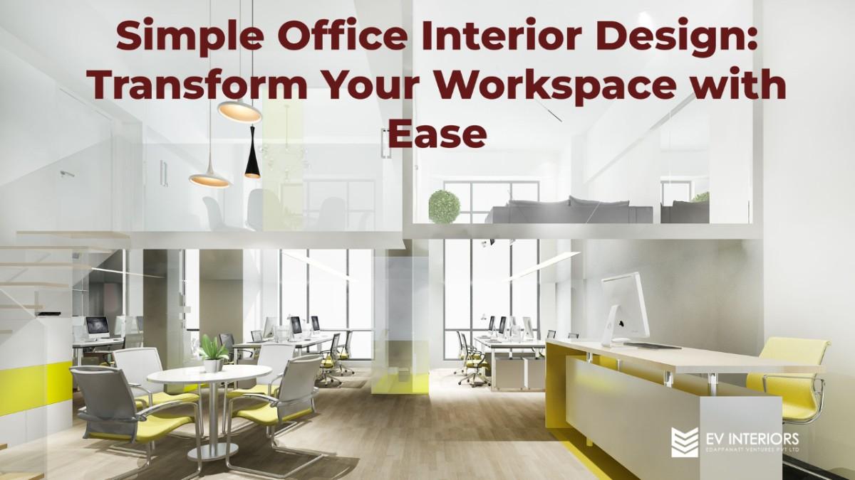 simple office interior design